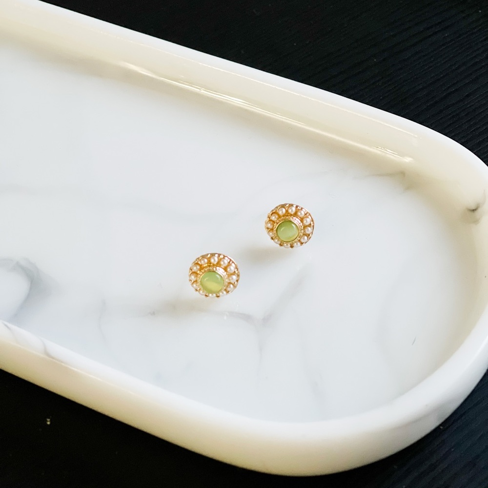 🟢Emerald Natural Stud Earring🟢 - Picture 2 of 4